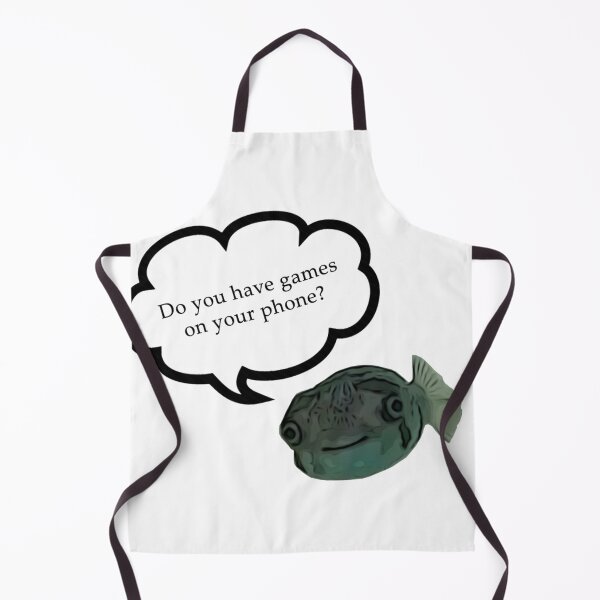 Item preview, Do you have games on your phone? (Smiling Pufferfish meme) designed and sold by The Pathfinders.