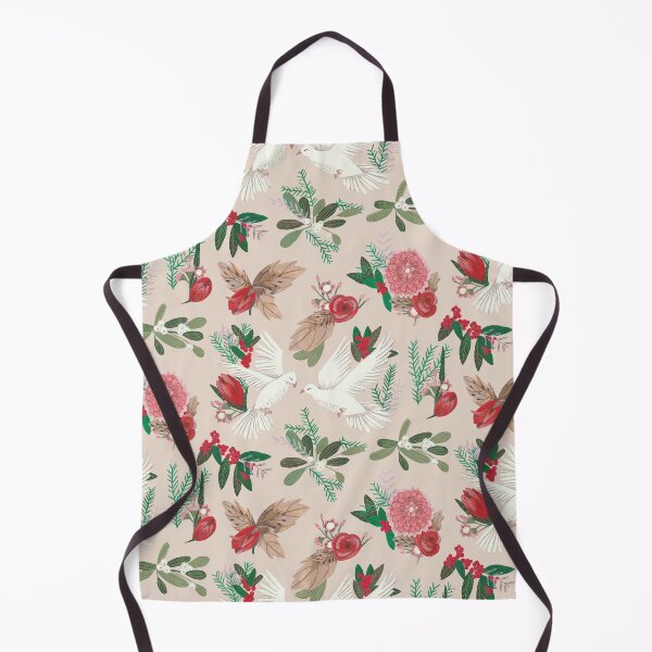 Item preview, Christmas peace on earth doves botanical floral greenery designed and sold by Caroline Bonne Müller.