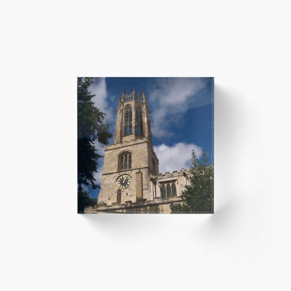 All Saints, The Pavement, York Acrylic Block
