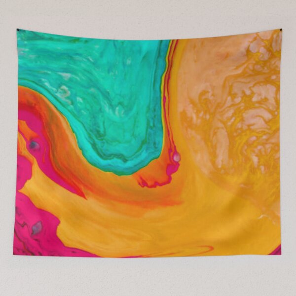 Item preview, Abstract paint color background. Exoplanet cosmic sea pattern, paint stains. Marbleized effect. Background with abstract swirling paint effect. Liquid acrylic picture with flows and splashes designed and sold by MTShoppingLine.