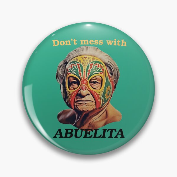 Item preview, Funny Grandma with Mexican Wrestler Mask. Don't mess with Abuelita! designed and sold by Nabucodonoshop.