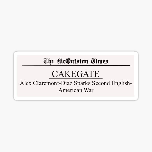 Item preview, Cakegate Headline designed and sold by madsmakesco.