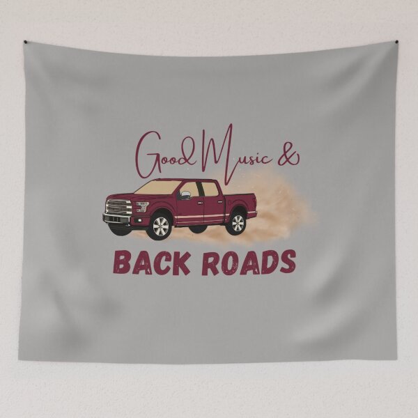 Item preview, Good Music & Back Roads designed and sold by steph5477.
