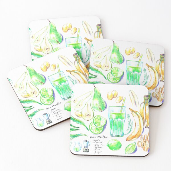 Item preview, Pear banana smoothie drink recipe designed and sold by bokasin.
