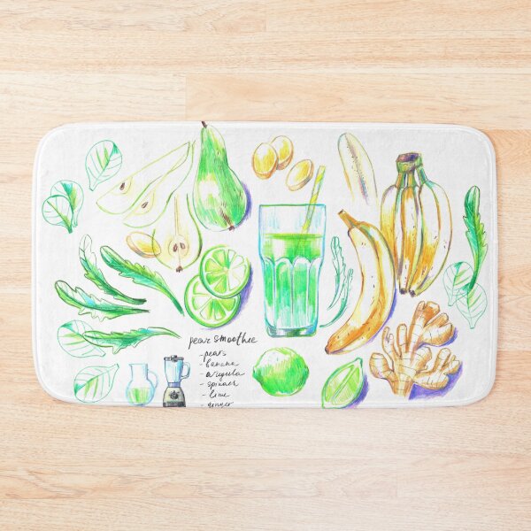 Item preview, Pear banana smoothie drink recipe designed and sold by bokasin.