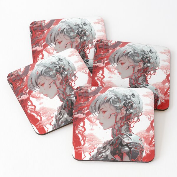 Item preview, Sakura Cyborg designed and sold by PrintifyWorld.