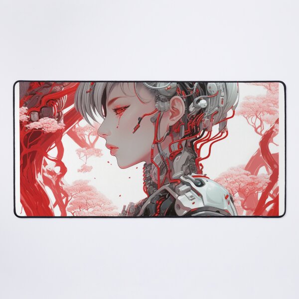 Item preview, Sakura Cyborg designed and sold by PrintifyWorld.