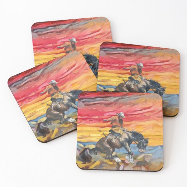 Item preview, Cowboy Bronco Horse Colorful designed and sold by Profitrip.