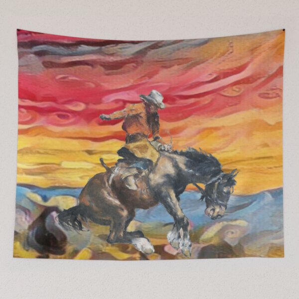 Item preview, Cowboy Bronco Horse Colorful designed and sold by Profitrip.