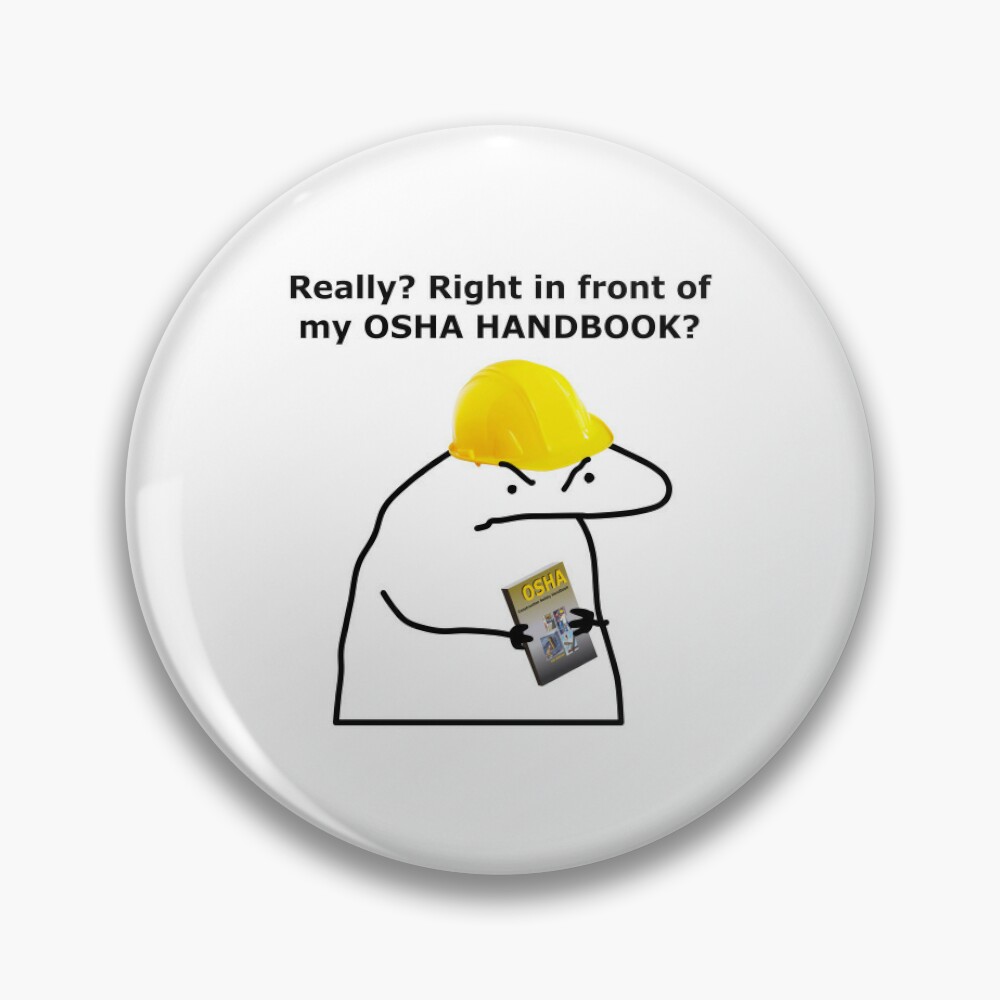 Really? Right in front of my OSHA HANDBOOK (Better scaling) | Pin