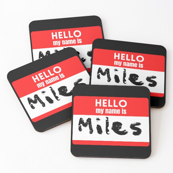 Item preview, graffiti Hello my name is Miles brush designed and sold by Randa Ranmania.