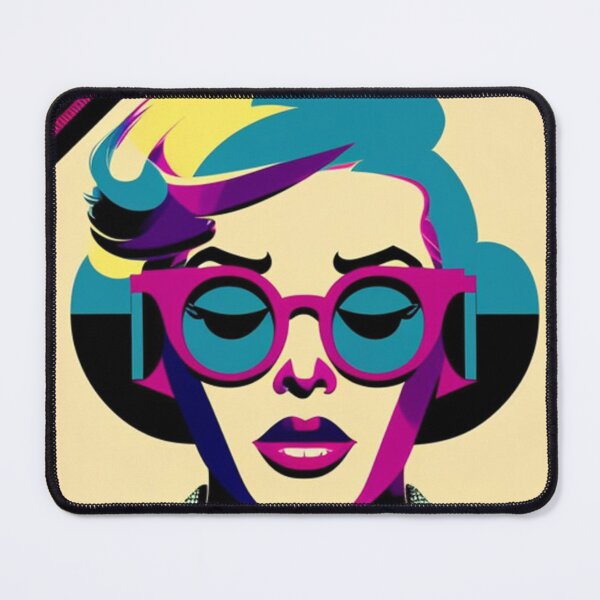 Item preview, Pop Style Purple Lady Matte designed and sold by musicgeniusart.