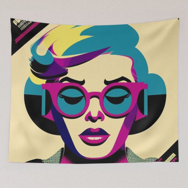 Artikelvorschau, Pop Style Purple Lady Matte entworfen und verkauft von musicgeniusart.