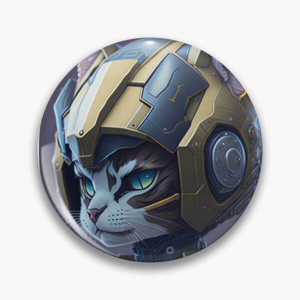 Item preview, HI lettel humans Cyborg cat designed and sold by LadyPinkShop.