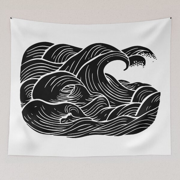 Item preview, waves from the sea designed and sold by badbug.