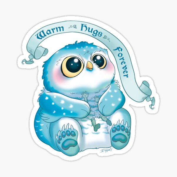Warm Hugs Forever Sticker