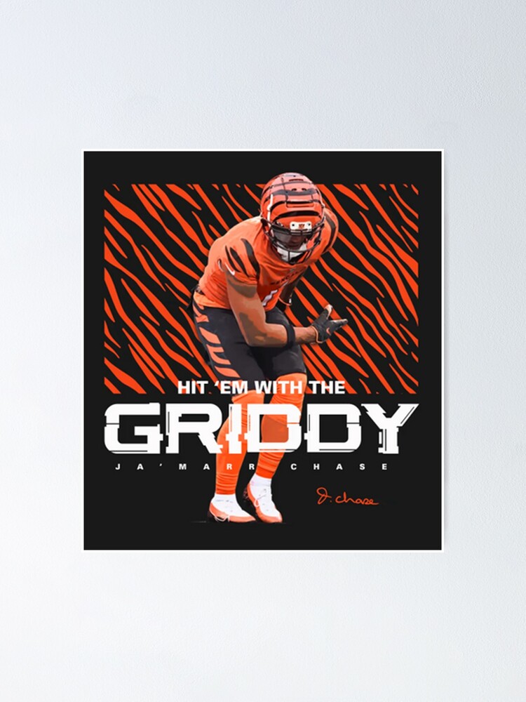 Jamarr Chase Cincinnati Bengals hit 'em with the Griddy signature shirt,  hoodie, sweater, long sleeve and tank top