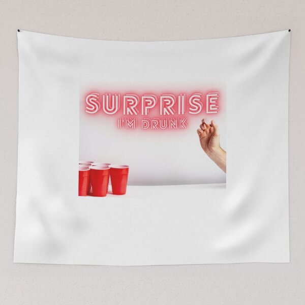 Item preview, Beer Pong - Surprise I'm Drunk designed and sold by steph5477.