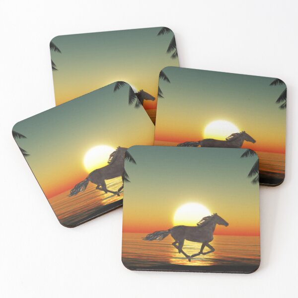 Item preview, Horse Beach Sunset designed and sold by Profitrip.