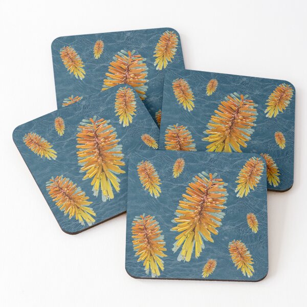 Item preview, Pocos on aqua blue background designed and sold by Happyoninside.