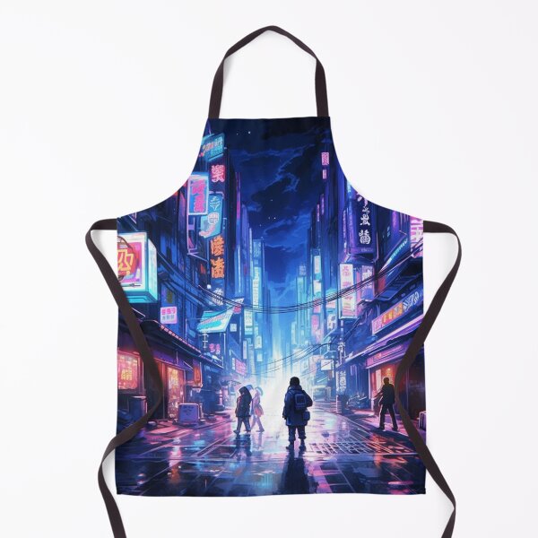Item preview, Endless Neon - Cyberpunk Cityscape Skyline  designed and sold by pastbarack.