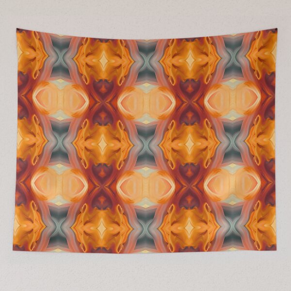 Item preview, Marbled Elegance - Orange Marble Seamless Patterns | Artful Fusion of Color and Texture designed and sold by OrangeMG.
