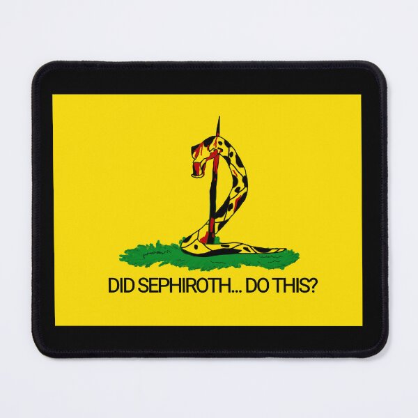 Item preview, Did Sephiroth Do This? Gadsden Flag designed and sold by RadicalGaymer.