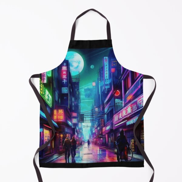 Item preview, Endless Neon - Cyberpunk Cityscape Skyline  designed and sold by pastbarack.