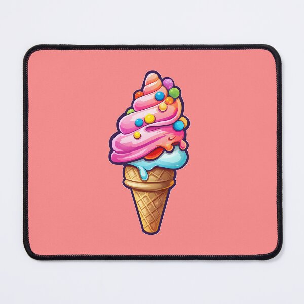 Item preview, Sweet Delights - Colorful Ice Cream Treat designed and sold by UrsaStick.