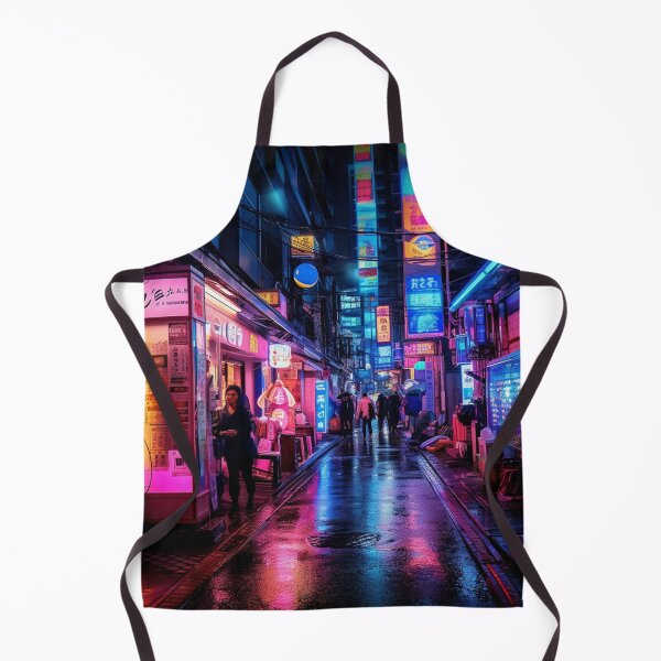 Item preview, Endless Neon - Cyberpunk Cityscape Skyline  designed and sold by pastbarack.