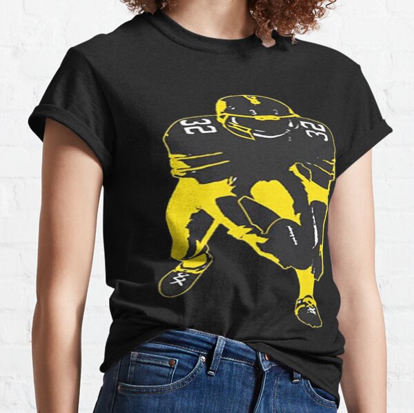 theSteelCityTshirts Franco Harris Immaculate Reception 50th Anniversary Pittsburgh Football Fan V2 T Shirt Ladies Premium / Black / Small