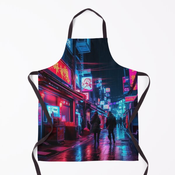 Item preview, Endless Neon - Cyberpunk Cityscape Skyline  designed and sold by pastbarack.