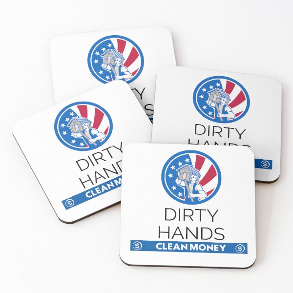 Item preview, Dirty Hands Clean Money designed and sold by Quirky Dez.