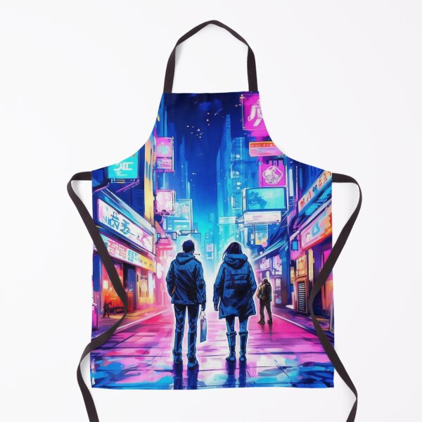 Item preview, Endless Neon - Cyberpunk Cityscape Skyline  designed and sold by pastbarack.