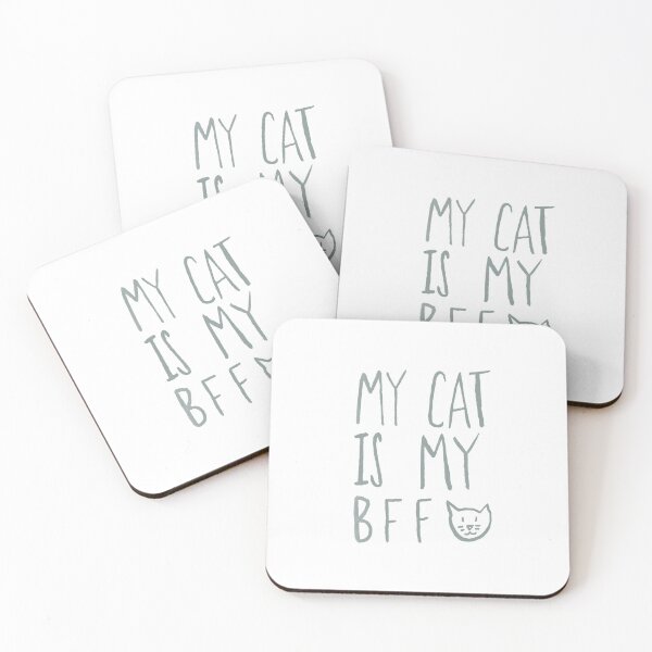 Item preview, My Cat Is My BFF - Grey designed and sold by Leah Flores.