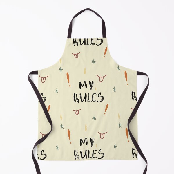 Item preview, My rules motivation phrase beige seamless pattern designed and sold by Yana Mustafina | Boho Soulful Designs.