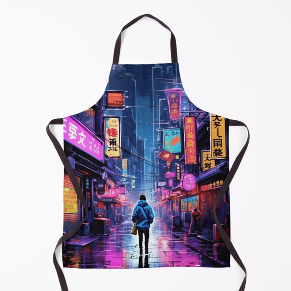 Item preview, Endless Neon - Cyberpunk Cityscape Skyline  designed and sold by pastbarack.