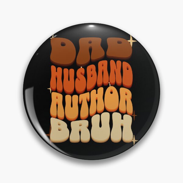 Item preview, Dad Husband Author, Retro Colorful Daddy design designed and sold by BYNDART.