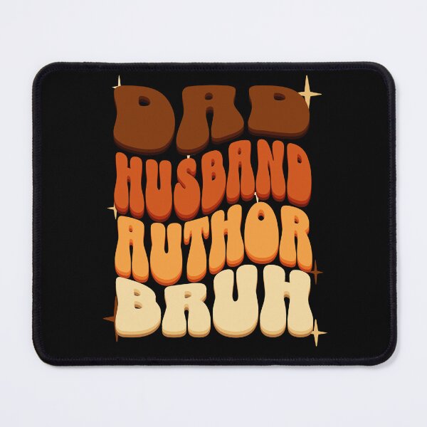 Item preview, Dad Husband Author, Retro Colorful Daddy design designed and sold by BYNDART.