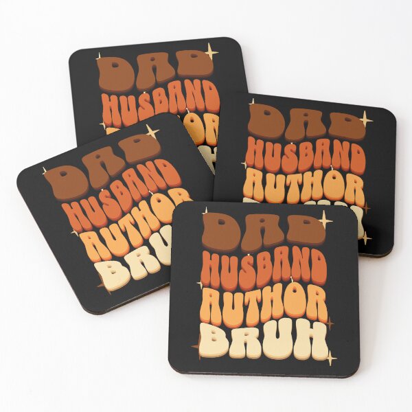 Item preview, Dad Husband Author, Retro Colorful Daddy design designed and sold by BYNDART.