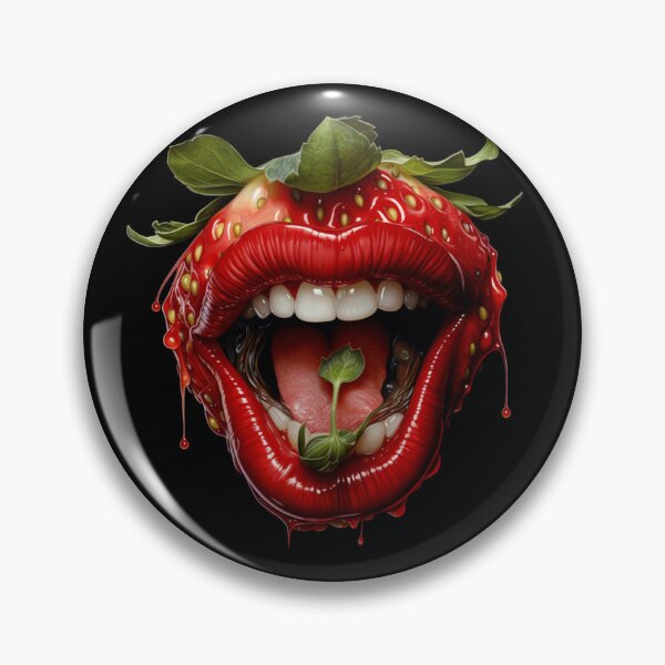 Item preview, Strawberry mouth for strawberries in the summer just to bite designed and sold by RiSchuDesign.