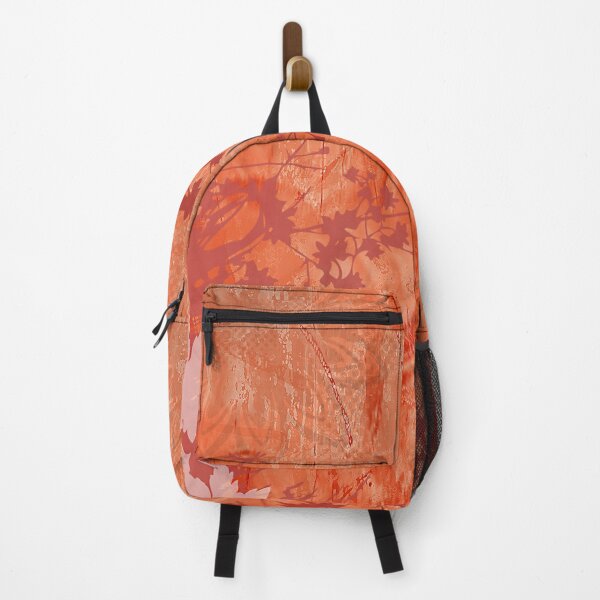Item preview, Flower Leaves Foliage Overall Pattern Orange Colors Background designed and sold by WinfinityDesigns.