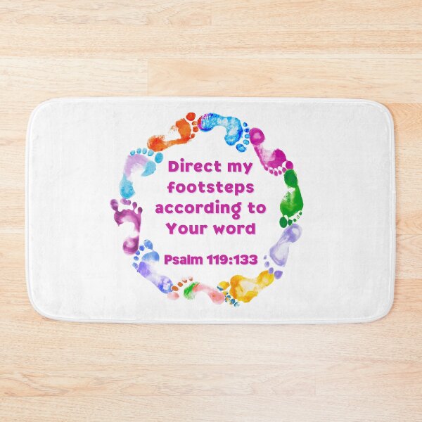 Item preview, Psalm 119:133 - Direct my footsteps according to Your word designed and sold by FlutterByH.