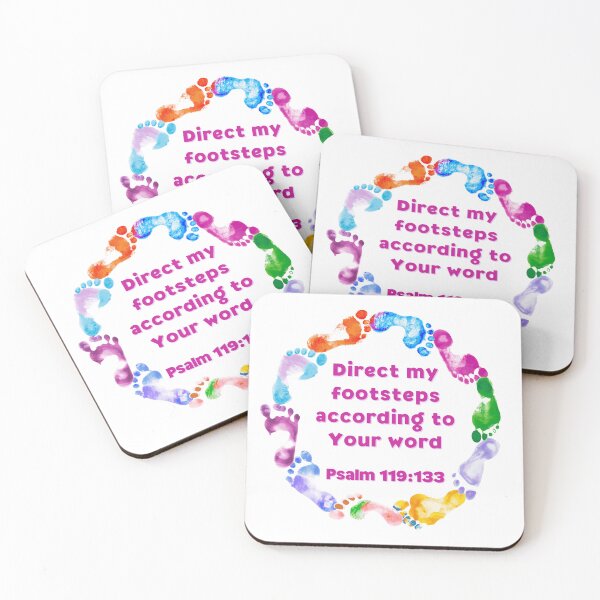 Item preview, Psalm 119:133 - Direct my footsteps according to Your word designed and sold by FlutterByH.