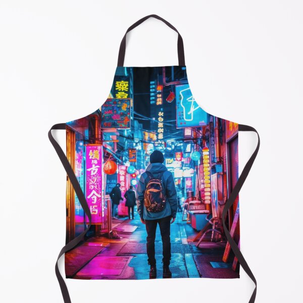 Item preview, Endless Neon - Cyberpunk Cityscape Skyline  designed and sold by pastbarack.