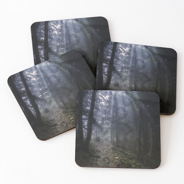 Item preview, A dog explores a fairy-tale forest designed and sold by FluffSciPhoto.