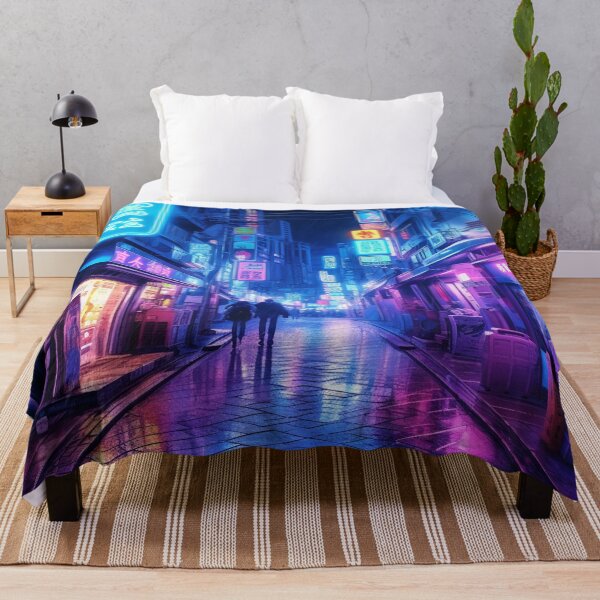 Item preview, Endless Neon - Cyberpunk Cityscape Skyline  designed and sold by pastbarack.