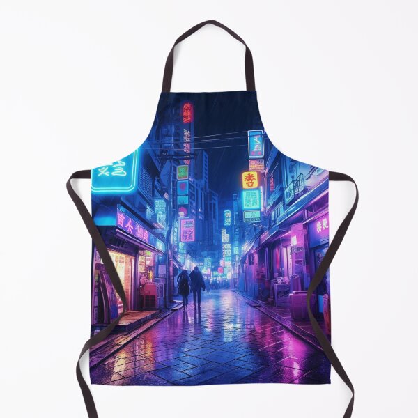 Item preview, Endless Neon - Cyberpunk Cityscape Skyline  designed and sold by pastbarack.