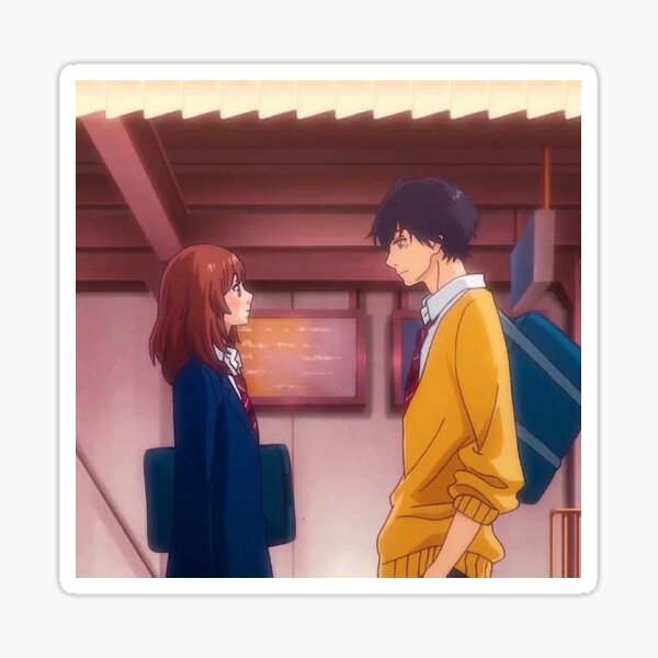 Futaba & Kou ( Ao Haru Ride ) Blue Spring Ride | Sticker