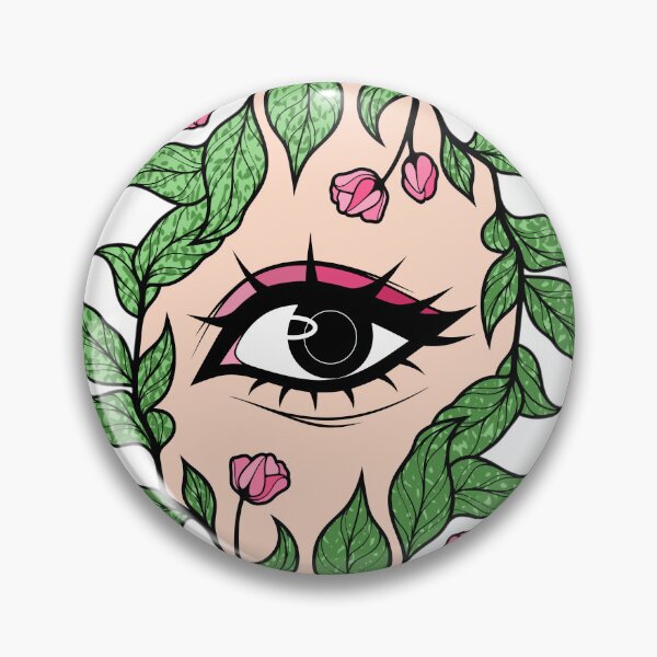 Item preview, Eye Framed by Leaves and Blossoms designed and sold by ObsidianDaz.